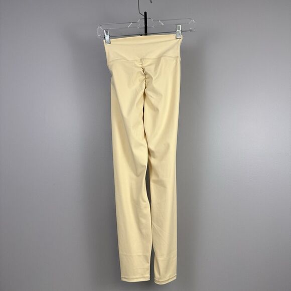 Daisy Street Active Dsy St Leggings Yoga Pants Size 8 US Small New Light Yellow - Picture 4 of 10